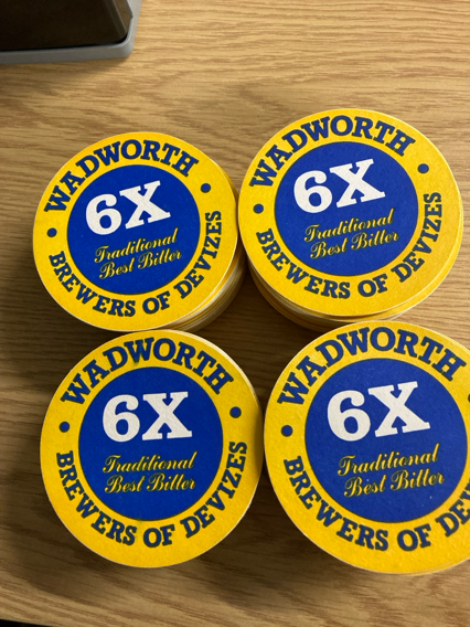 166 New Beer Coasters Wadworth Brewers of Devizes