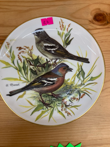 Pretty Bird Collectors Plate By The WWF