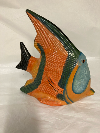 Large Pottery Angel Fish