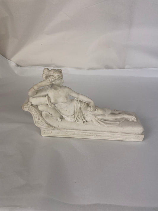 Greek Goddess Laying On A Chaise Lounge Ornament