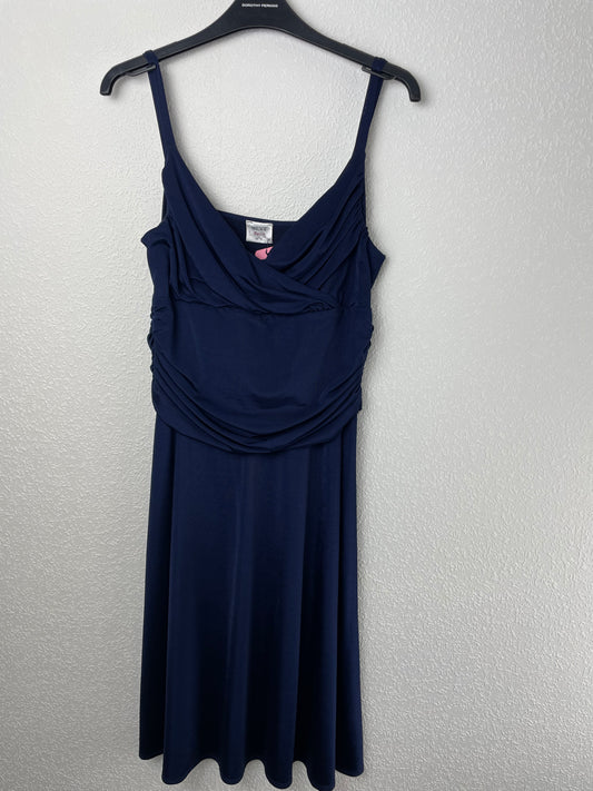 Next Petite Navy Strappy Dress size 12