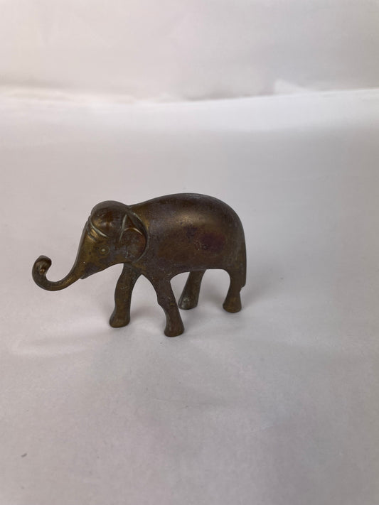 Small Brass Elephant